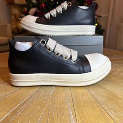 Brand New Rick Owens Jumbo Lace Sneakers 