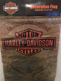 Harley Davidson garden flag