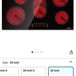 thermo mate 36 inch electric cooktop