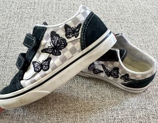 Vans Kids Butterfly Sneakers Size 10c