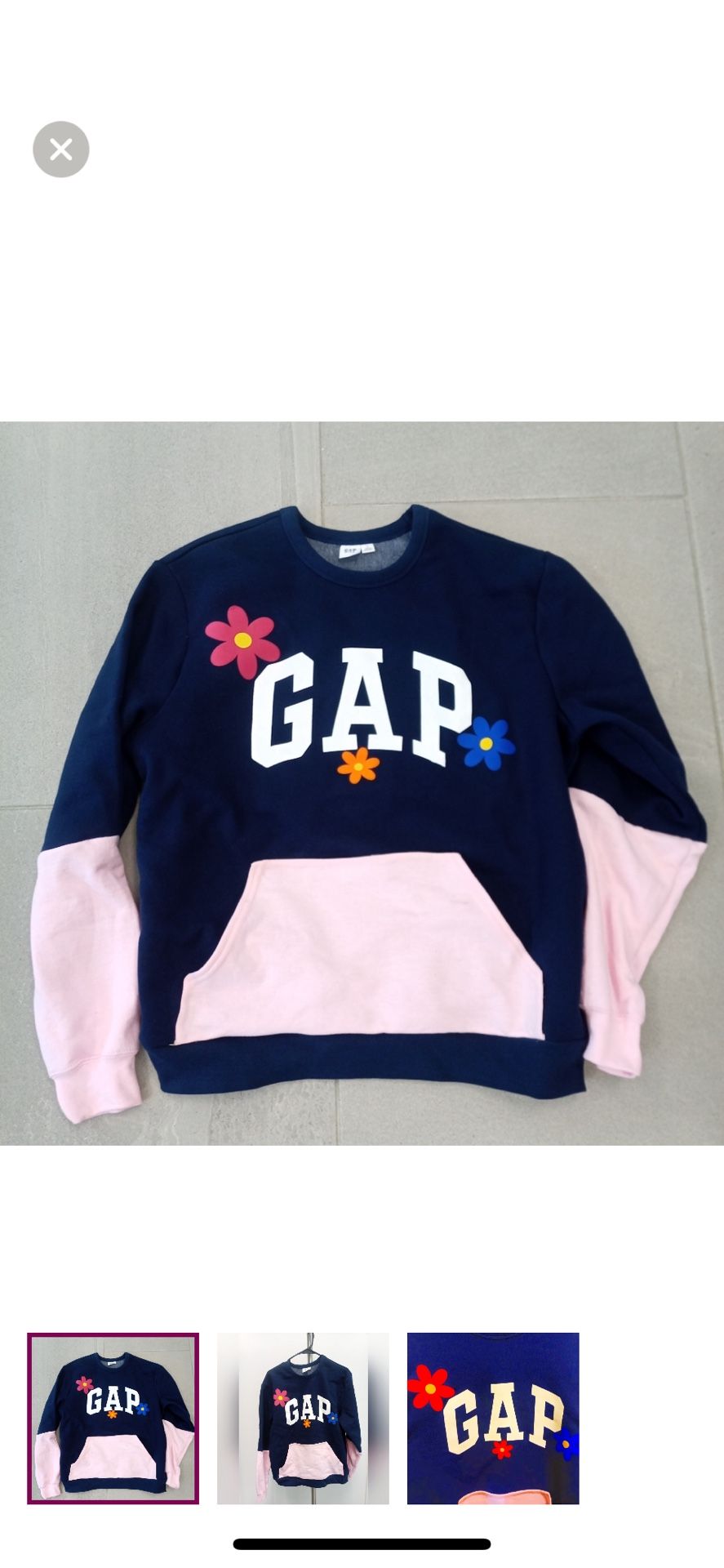 Upcycled GAP Crewneck