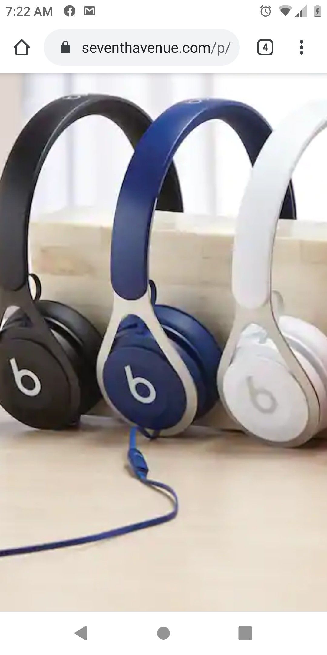 Brand New beats headphones BLUE