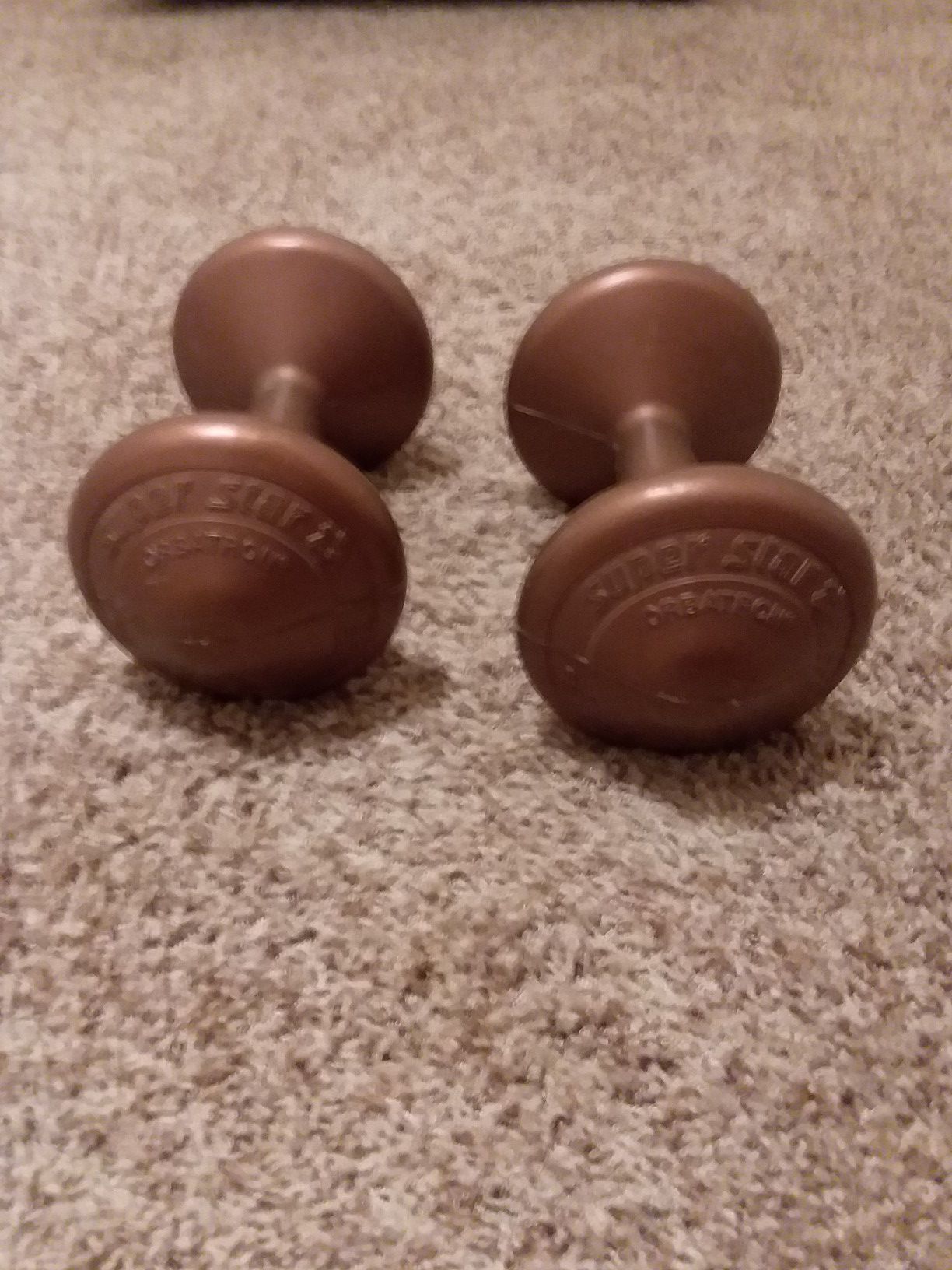 6.6 Lb weights / dumbells