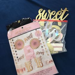 Sweet 16 Decorations 