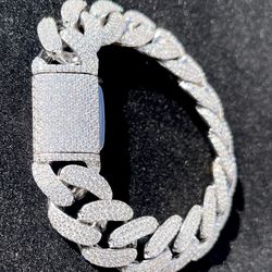 925 Moissanite Cuban