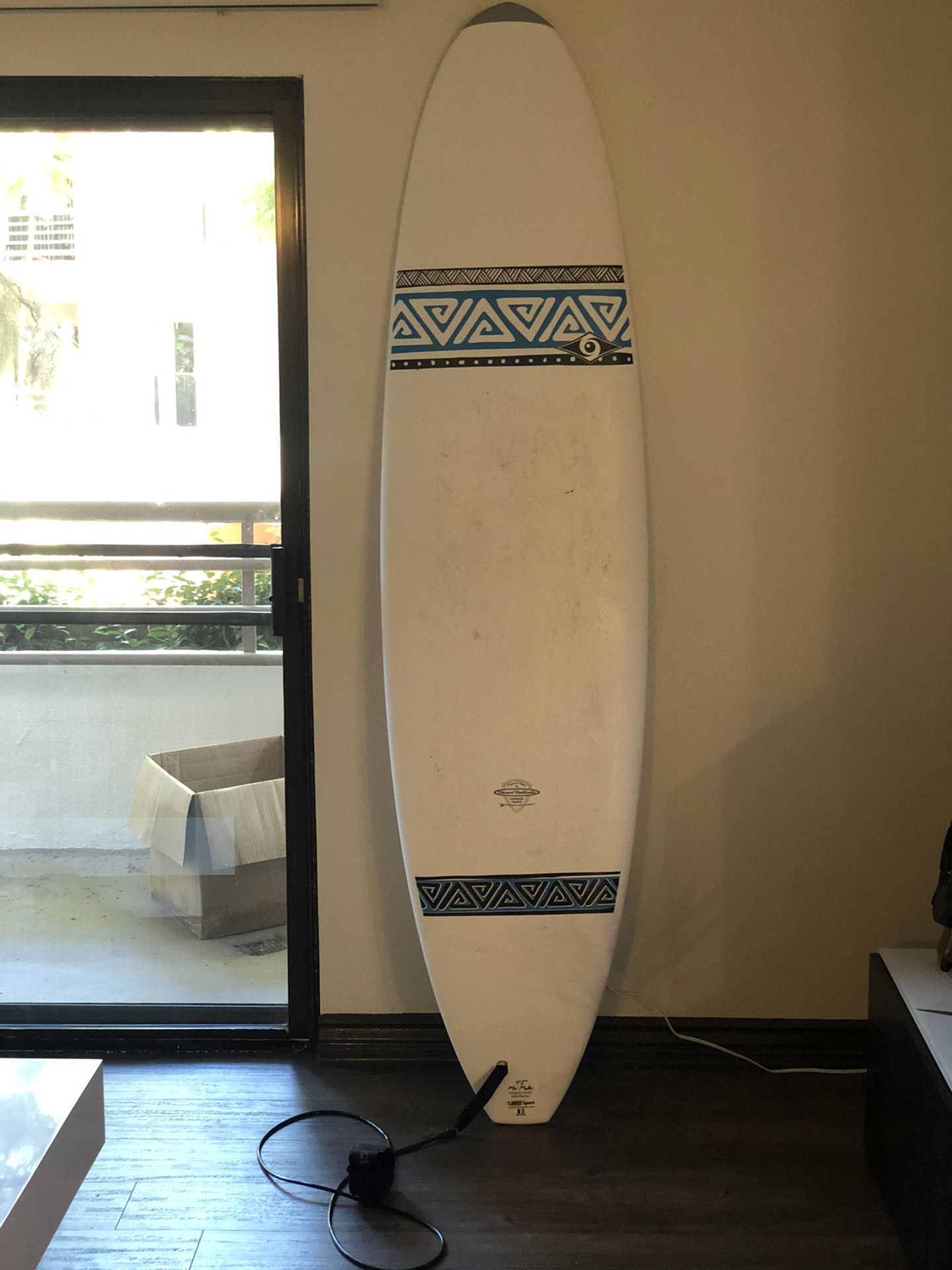 BIC 7ft 3in. Mini Malibu Surfboard