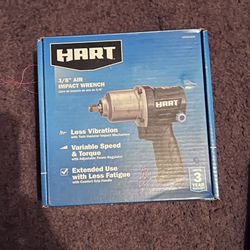 Hart 3/8 Air Impact Wrench & 3/8 Air Ratchet Wrench