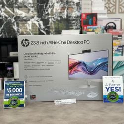 C1766391 23.8” HP touchscreen desktop Ryzen 5 7520U 1080p windows 11 16gb 1Tb 