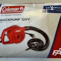 Coleman Quick Electric Pump 120v 