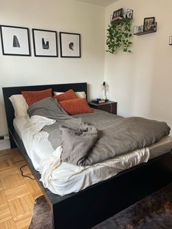 Black IKEA Full Bedrame