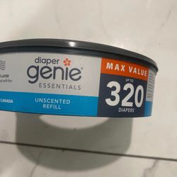 Diaper Genie Essentials Unscented Refill - Playtex - Up to 320 Diapers