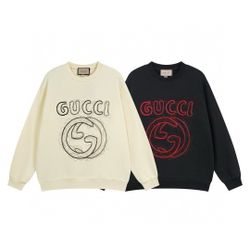 Beige and black sweatshirts for men and women, same size