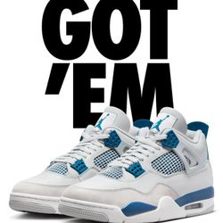 Air Jordan 4 Retro 'Military Blue'