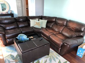 Leather Sectional
