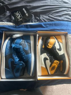 Size 12 Jordan 1’s (Marina blue & Taxi)