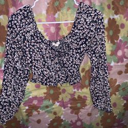 Floral crop top