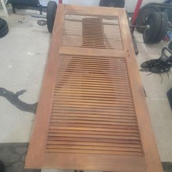 Door With Slats 36" X 79 1/2"
