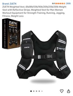 Weighted running vest 5lbs