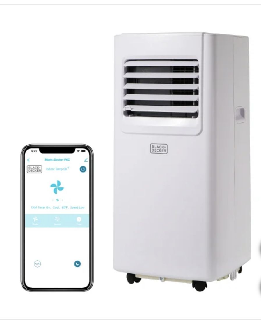 Black & Decker 5,100 BTU Smart Portable Air Conditioner With Remote