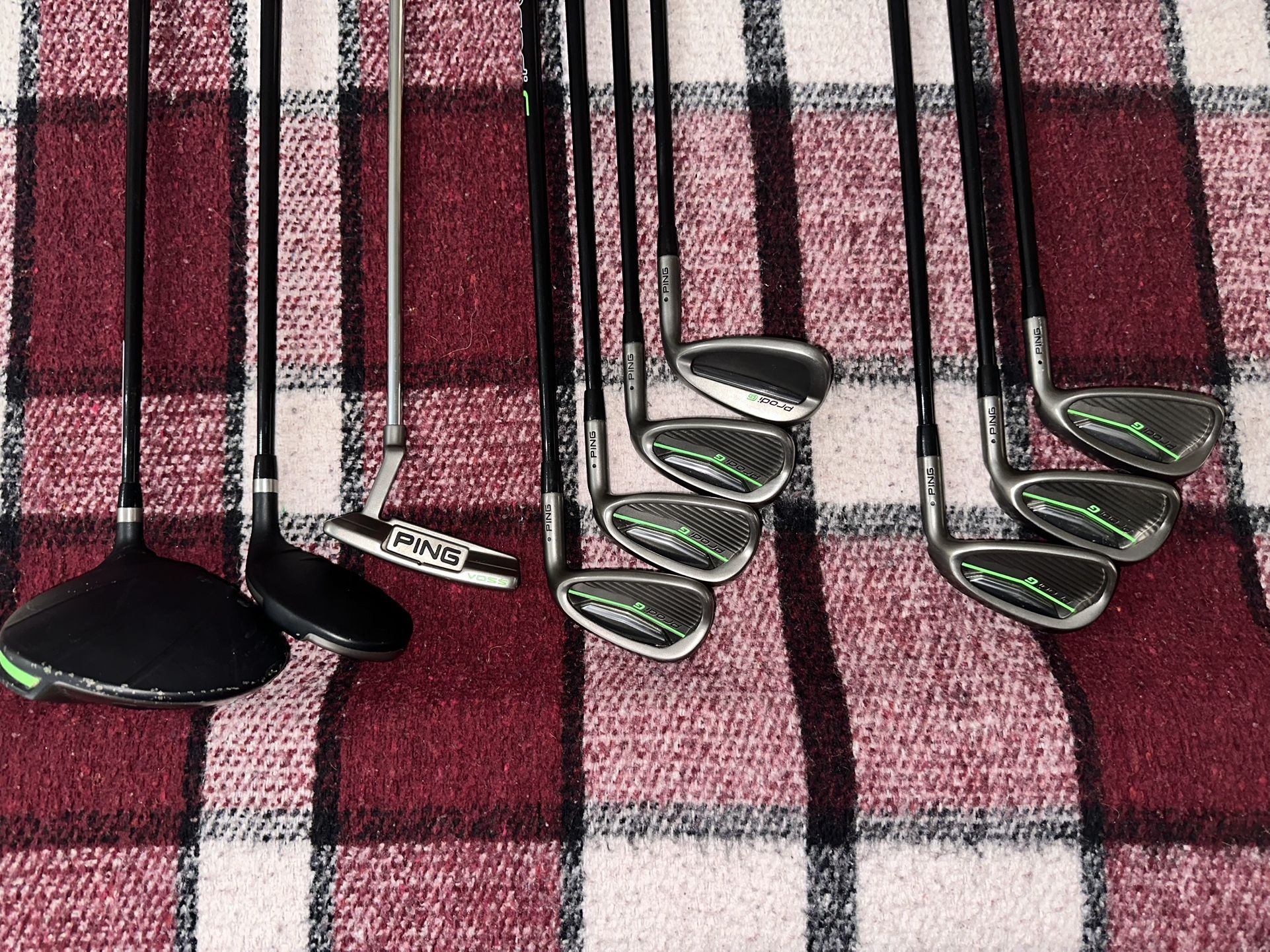Ping Prodi G Golf Clubs Black Dot Hybrid RH Junior 10 Clubs