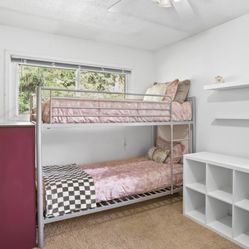 Metal Twin Bunk Bed 
