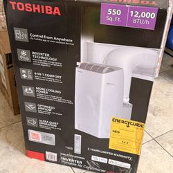 🔥 Toshiba 12,000 BTU Dual-Hose Portable AC – Open Box, Tested & 50% Off Retail