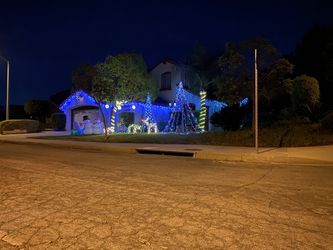 Fully ready to go Christmas light show for house