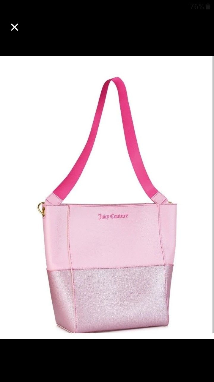 Juicy Couture Pink Purse Tote Bag