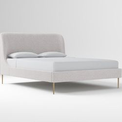 West Elm Lana Upholstered Queen bed Frame