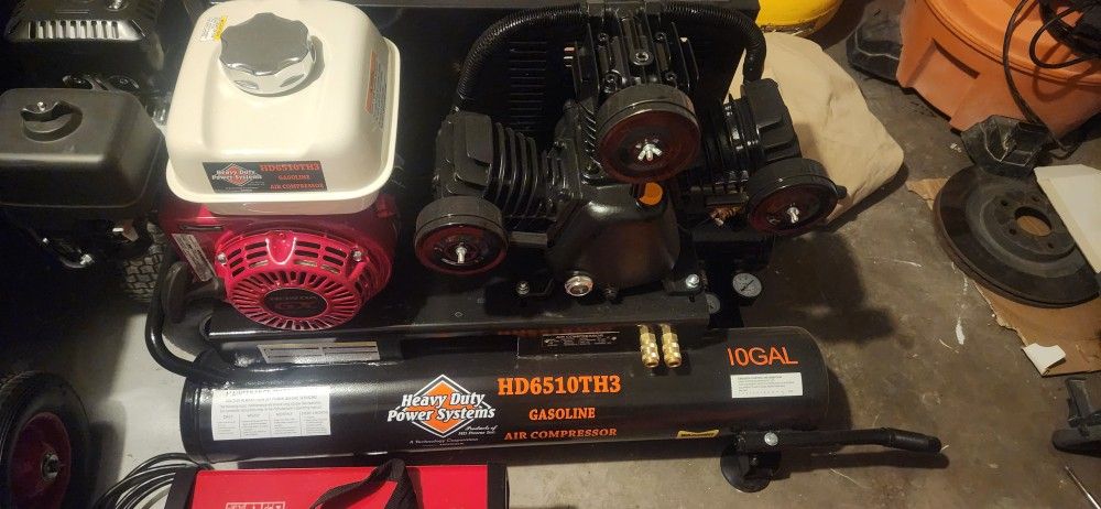 4 In 1 Generator And Double Tank Compressor Honda Generator Combo . Heavy Duty Power Systems 
