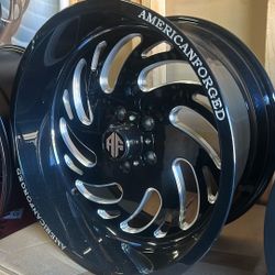 20x19 5x127 -18 Offset American Forged Wheels $1100