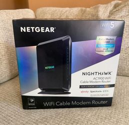 NETGEAR Nighthawk AC1900 WiFi Cable Modem Router C7000 DOCSIS 3.0