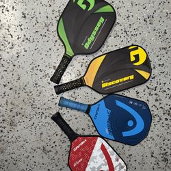 Pro Pickleball Paddle Set - Gamma & HEAD (4 Paddles Total)