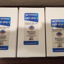 New 3 Pack Instapure Water Filters For Refrigerators