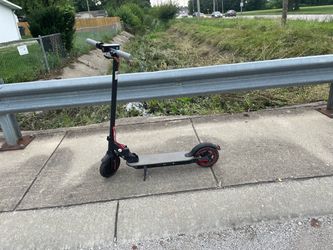 Black and gray e scooter