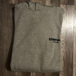 Dark Oat Essentials Hoodie 
