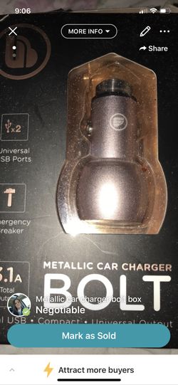 Metallic Car iPhone charger