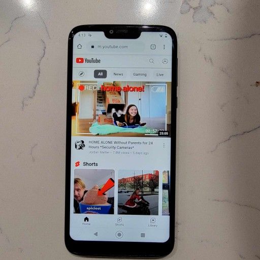 Motorola Moto G7 Supra 32GB (Cricket) XT1955-5 Marine Blue - Excellent Condition. Open for any carrier.
Abierto para cualquier compañia.