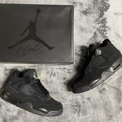 Nike Air Jordan 4 Black Cat Size , 9.5 ,10 Men