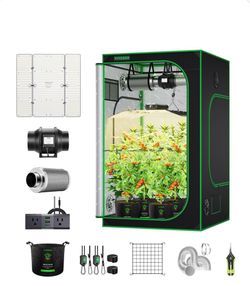 VIVOSUN 4x4 Grow Tent Kit With LED Light & WiFi Control - Will Deliver Locally