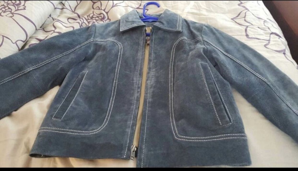 Kids suede jacket