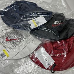 New Supreme Nike Bucket Hat $75 each 