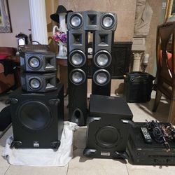 Klipsch Synergy Surround Sound with Yamaha HTR-5960 Receiver. 