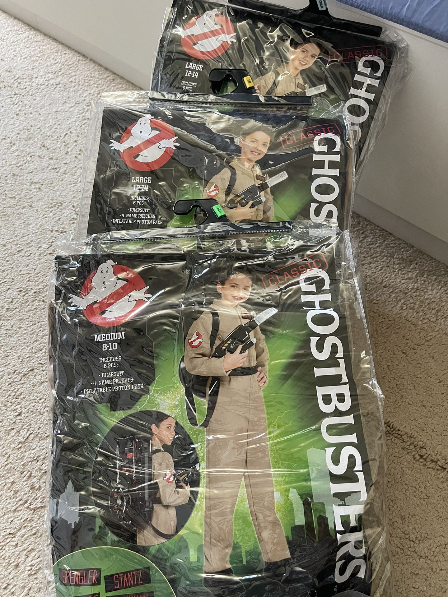 Kids Ghostbusters Costumes - $20 Each 