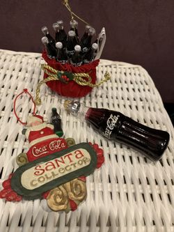 Vintage Coca Cola Ornaments