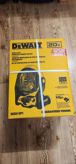 Dewalt 20v Jobsite Fan with 5.0Ah Battery and Charger