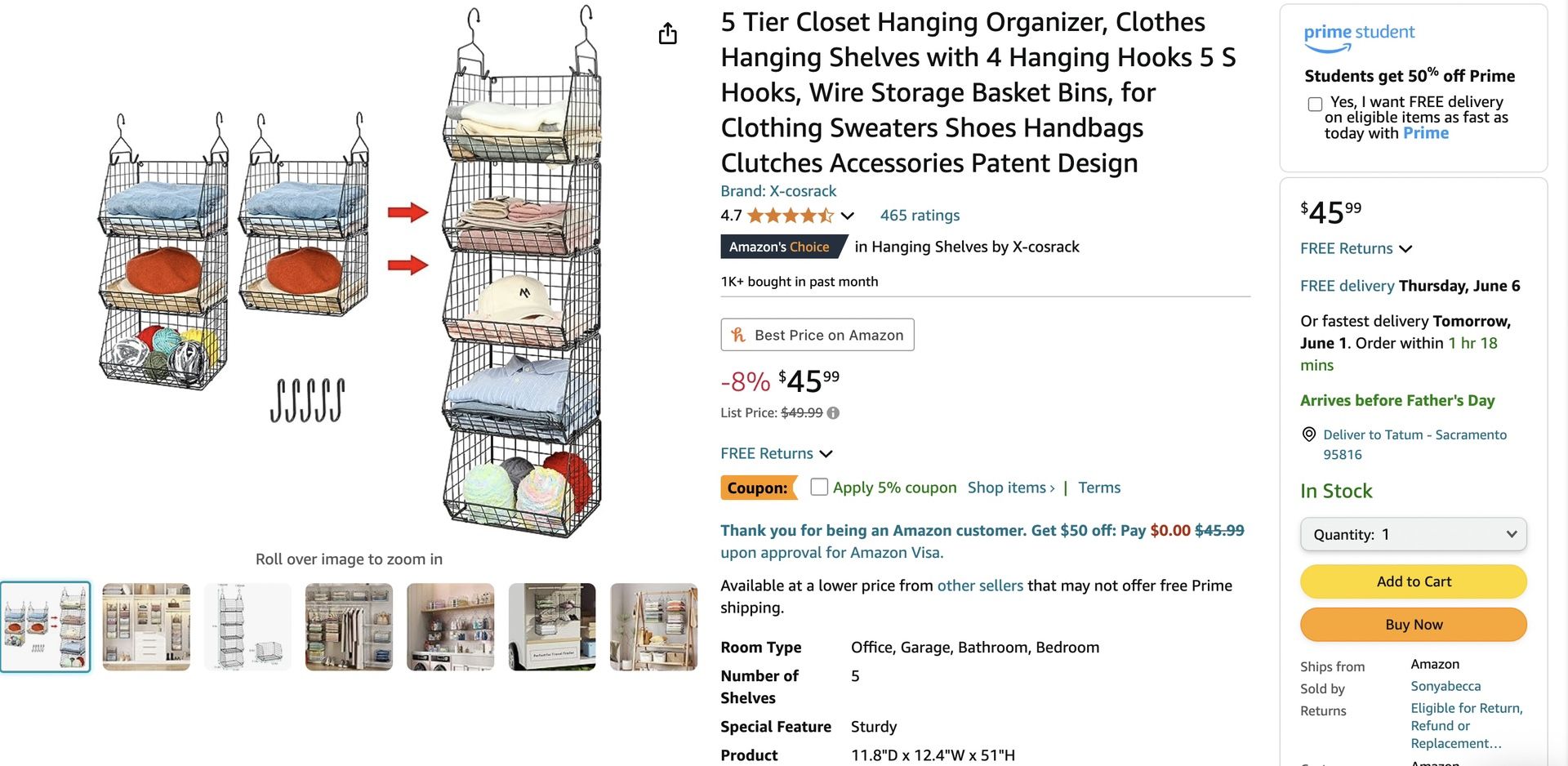 Closet Organizer