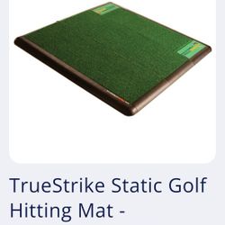 TrueStrike Static Golf Hitting Mat - Simulator Golf Mat