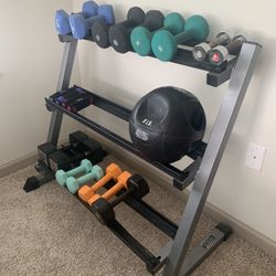 Weight Rack (With Weights)