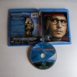 Blu Ray Secret Window Starring Johnny Depp Year 2004